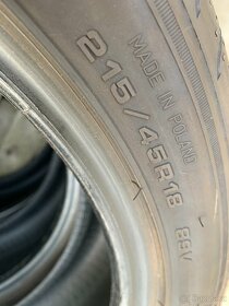 Letní pneu 215 45 18 Goodyear jako nové - 5