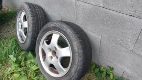 Prodám ALU kola 4x100  195/60 R15 - 5