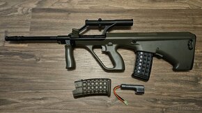 Airsoft Puška Steyr AUG A1 (JG AU-2G) + zánovní baterie - 5