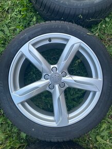 Prodám alu Audi 5x112 r20 zimní pneu 255/45/20 - 5