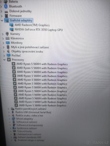 Herní notebook Lenovo IdeaPad 3 (rtx 3050) - 5