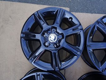 Alu disky origo černé Škoda 16", 5x112, ET 50, šířka 6,5J - 5