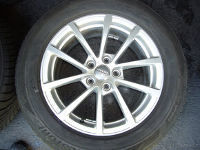 ZIMNÍ ALU KOLA orig.AUDI 17" 5x112 7,5" et-36,stř.-66,6 - 5