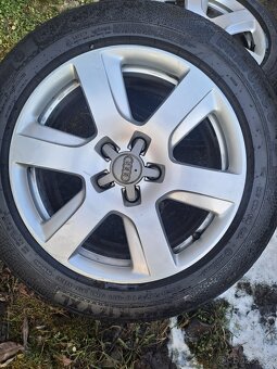 Alu kola 5x112 originál Audi 225/55 R17 - 5