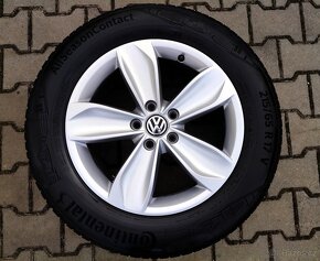 Alu kola originál Volkswagen Tiguan 5x112 R17 KRÁSNÁ SADA - 5