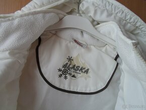 Bílá krémová zateplená vesta vestička - M - 5