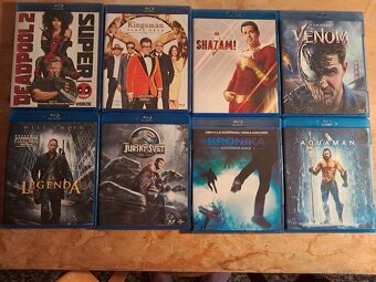 4K UHD + blu-ray + 3D filmy + DVD - 5