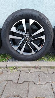 Alu kola originál 5x100 r15 vw Polo letní pneu - - 5