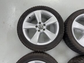 Originál Volkswagen ALU kola 5x112 r17 zimní pneu 9mm - 5