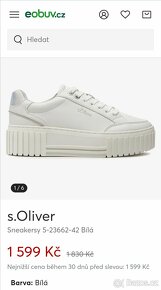 NOVÉ sneakers botasky s.Oliver vel 42 - 5