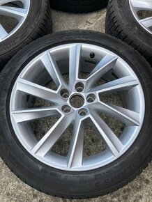 Sada alu kol z vozu Škoda Scala 5x112, pneu zimní - 5