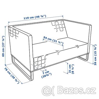 Pohovka 2-sedačková (Ikea) - 5