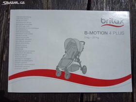 Kočár/kočárek holka /kluk Britax 4 plus 0-20kg - 5