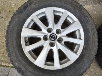 17"zimní alu sada 5x114 origo Mazda CX5 CX7 225/65 - 5