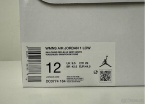 Nike Air Jordan 1 Low Blue Whisper vel.44,5/29cm - 5