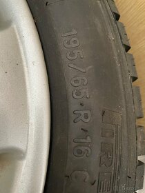 Kompletní kola PIRELLI 195/65R16C - 5