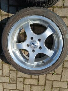 ALU kola RIAL 5x120 R17 ET 35 8J Zimní pneu - 5