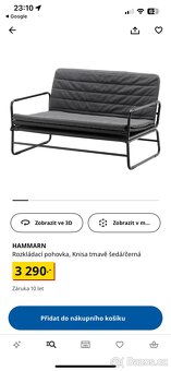 Rozkládací sedačka Ikea Hammarn - 5