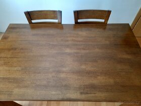 Jídelní stůl s šesti židlemi - 5