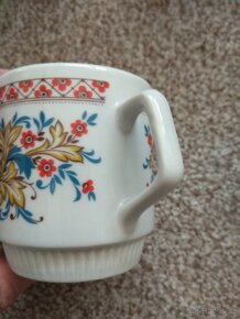 Nová sada retro hrnků Porcelánka Dubí - 6 ks - 5