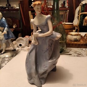 porcelanove sosky royal dux srnky pes figury - 5