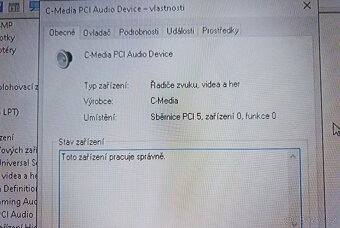 Funkční otestovaná PCI zvukovka C-Media FT8738 - 5