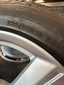 Celoroční sada alu kol AUDI A6 ALLROAD 18" s pneu 225/55 R18 - 5