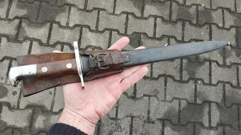 Švýcarský bajonet bodák SCHMIDT RUBIN M 1889 značeny - 5