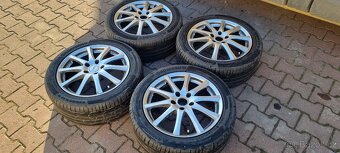 Alu kola Dezent 5x112 7,5x17 ET48 VW Passat 235/45r17 letní - 5