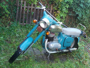 MOTOCYKL JAWA 250/ 559 PANELKA  MOTO VETERÁN 1962 - 5