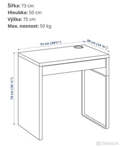 Psací stůl Micke - 5