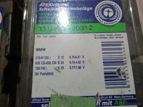 Brzdové destičky BMW E12, E24, E23 - 5