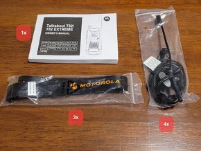 Set 4 vysílaček Motorola T82 Extreme. - 5