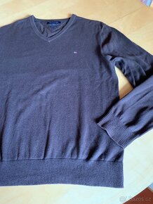 pánský hnědý svetr s kašmírem zn. Tommy Hilfiger - vel. XL - 5