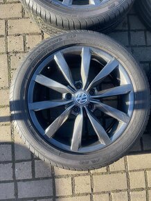 ORIGINÁL Alu Volkswagen Dijon R17, 5x112- TOP STAV - 5