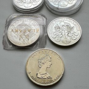 5 x 1 Oz stříbro - 5