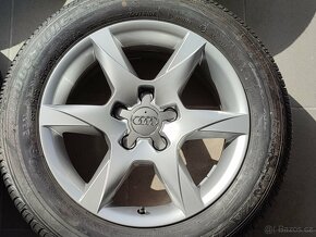 Zánovní originál ALU komplet AUDI 16" 5x112 ET35 pneu 205/60 - 5