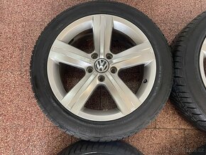 Originál Volkswagen ALU kola 5x112 r17 zimní pneu 7mm - 5