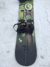 Splitboard GNU 166cm, vázání Spark Burner, pásy G3 a hole - 5