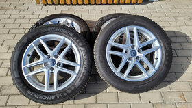 Alu originál kola 5x112 r17 Audi. Zimní pneumatiky Michelin - 5