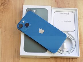 APPLE iPhone 13 Mini 256GB Blue-ZÁRUKA-SUPER STAV-100%BAT. - 5