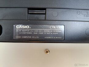 Prodám elektro klávesy zn. CASIO CTK 530 - 5