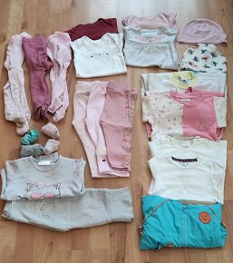 Jarní setík pro holčičku vel. 74/80+taška oblečení na písek - 5