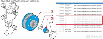 SKF zadní ložisko kola ALFA ROMEO GT / 147 / 156 - 5