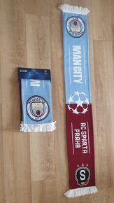 Prodám originál šálu Sparta - Manchester City - 5