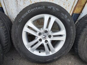 17"zimní alu sada 5x114 origo Honda CRV mk3 mk4 225/65 - 5