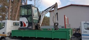 Kompaktní rypadlo Bobcat E19 + Mitssubisi - 5