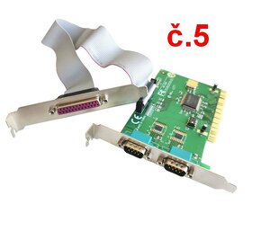 Řadiče serial RS-232/paralelní LPT,/USB/FireWire 1394/WiFi - 5