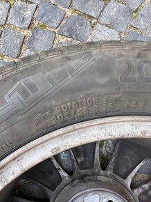 Alu disky Audi A4 205/55 R16 zimní pneu 6,5Jx16ET50 - 5