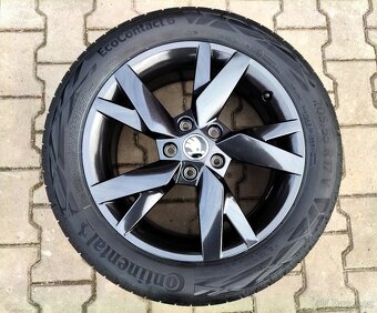 Alu kola originál Škoda Octavia IV 5x112 R17 Lyra - 5